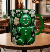 Kurabiye çocuk Noel yılbaşı Baskı içi ve Kulpu Renkli Kupa