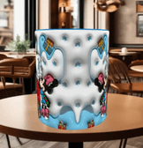 Mickey Noel yılbaşı Baskı içi ve Kulpu Renkli Kupa