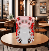 Stitch Noel yılbaşı Baskı içi ve Kulpu Renkli Kupa