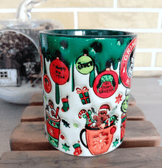 Grinch Noel yılbaşı Baskı içi ve Kulpu Renkli Kupa