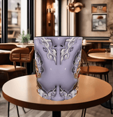 One piece Baskı içi ve Kulpu Renkli Kupa