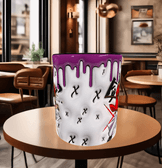 One piece Baskı içi ve Kulpu Renkli Kupa