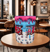 One piece Baskı içi ve Kulpu Renkli Kupa