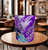 One piece Baskı içi ve Kulpu Renkli Kupa