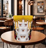 One piece Baskı içi ve Kulpu Renkli Kupa