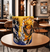 One piece Baskı içi ve Kulpu Renkli Kupa