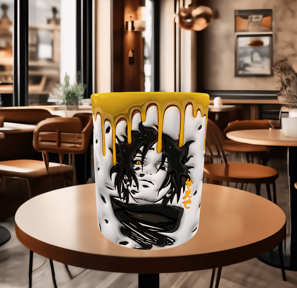 One piece Baskı içi ve Kulpu Renkli Kupa