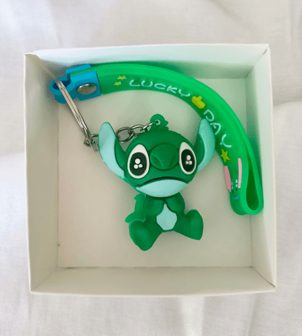 Stitch silikon lüks anahtarlık çanta aksesuar
