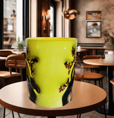 One piece Baskı içi ve Kulpu Renkli Kupa