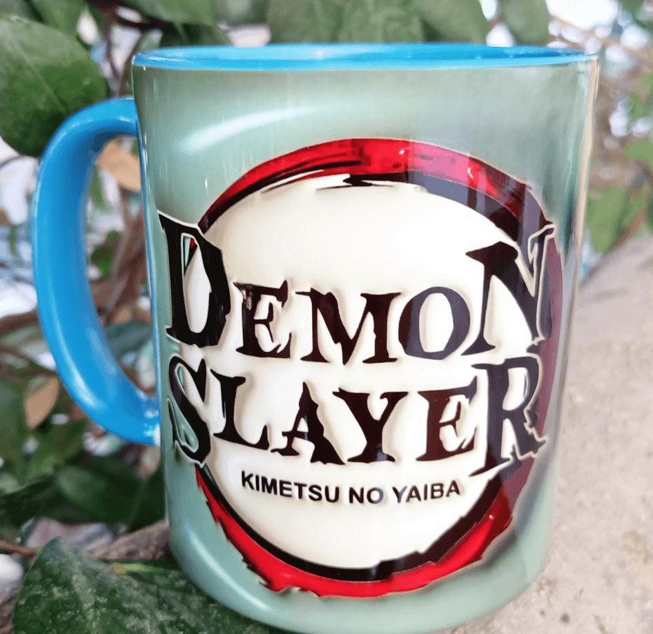Demon Slayer Baskı içi ve Kulpu Renkli Kupa