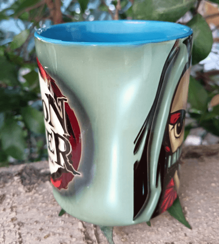 Demon Slayer Baskı içi ve Kulpu Renkli Kupa