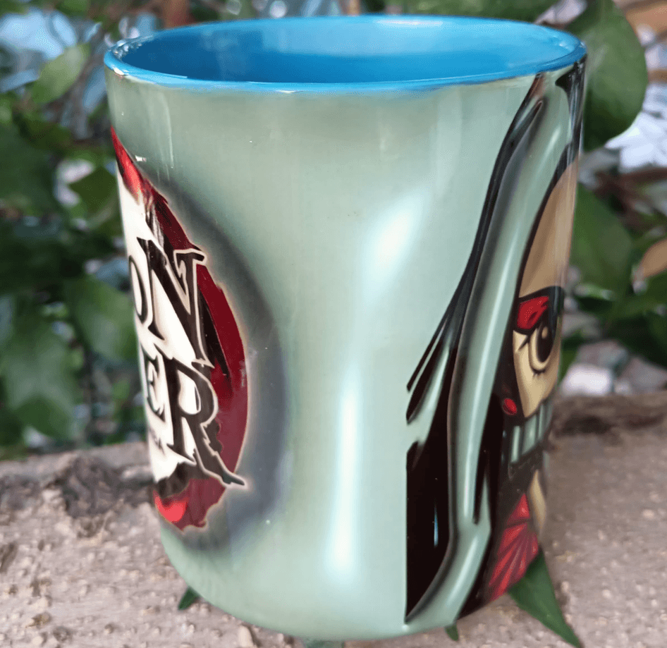 Demon Slayer Baskı içi ve Kulpu Renkli Kupa