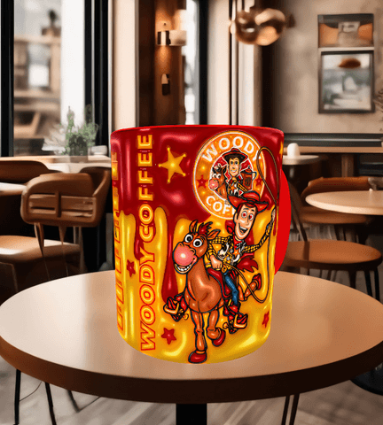 Oyuncak hikayesi Baskı içi ve Kulpu Renkli Kupa