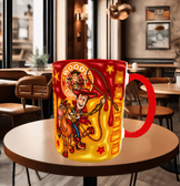 Oyuncak hikayesi Baskı içi ve Kulpu Renkli Kupa