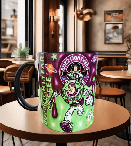 Oyuncak hikayesi Baskı içi ve Kulpu Renkli Kupa