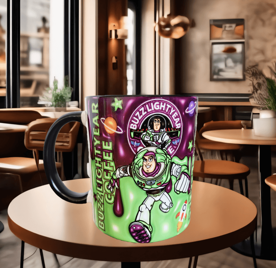 Oyuncak hikayesi Baskı içi ve Kulpu Renkli Kupa