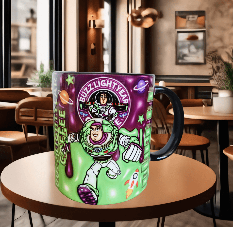 Oyuncak hikayesi Baskı içi ve Kulpu Renkli Kupa