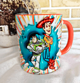 Oyuncak hikayesi Baskı içi ve Kulpu Renkli Kupa