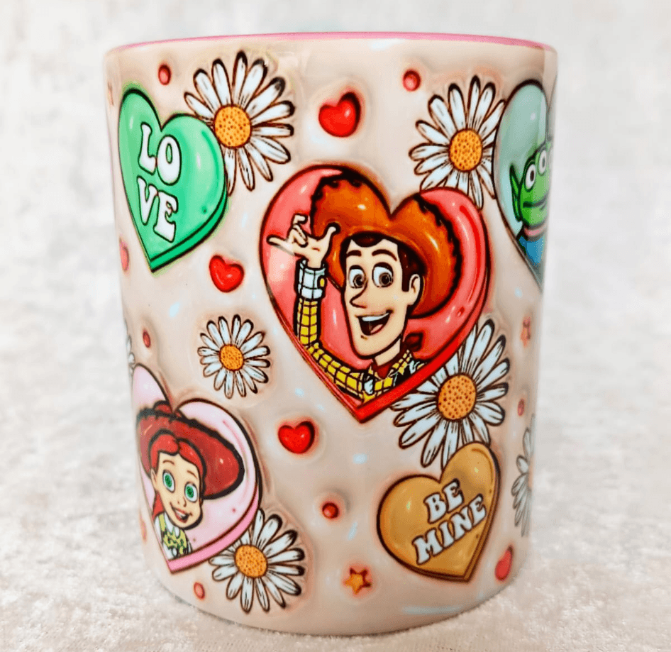 Oyuncak hikayesi Baskı içi ve Kulpu Renkli Kupa