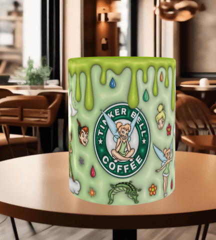 Peterpan Baskı içi ve Kulpu Renkli Kupa