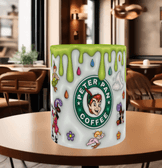 Peterpan Baskı içi ve Kulpu Renkli Kupa