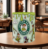 Peterpan Baskı içi ve Kulpu Renkli Kupa