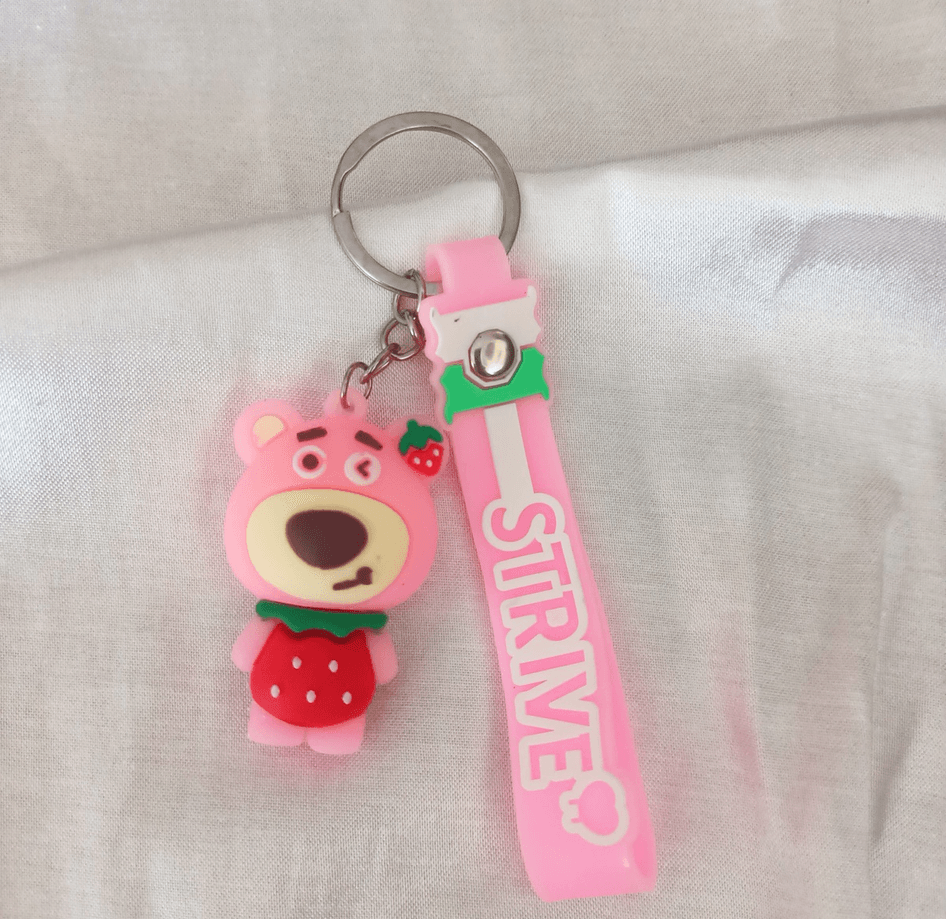 Sevii ayıncık silikon lüks anahtarlık çanta aksesuar