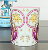 Prenses Baskı içi ve Kulpu Renkli Kupa