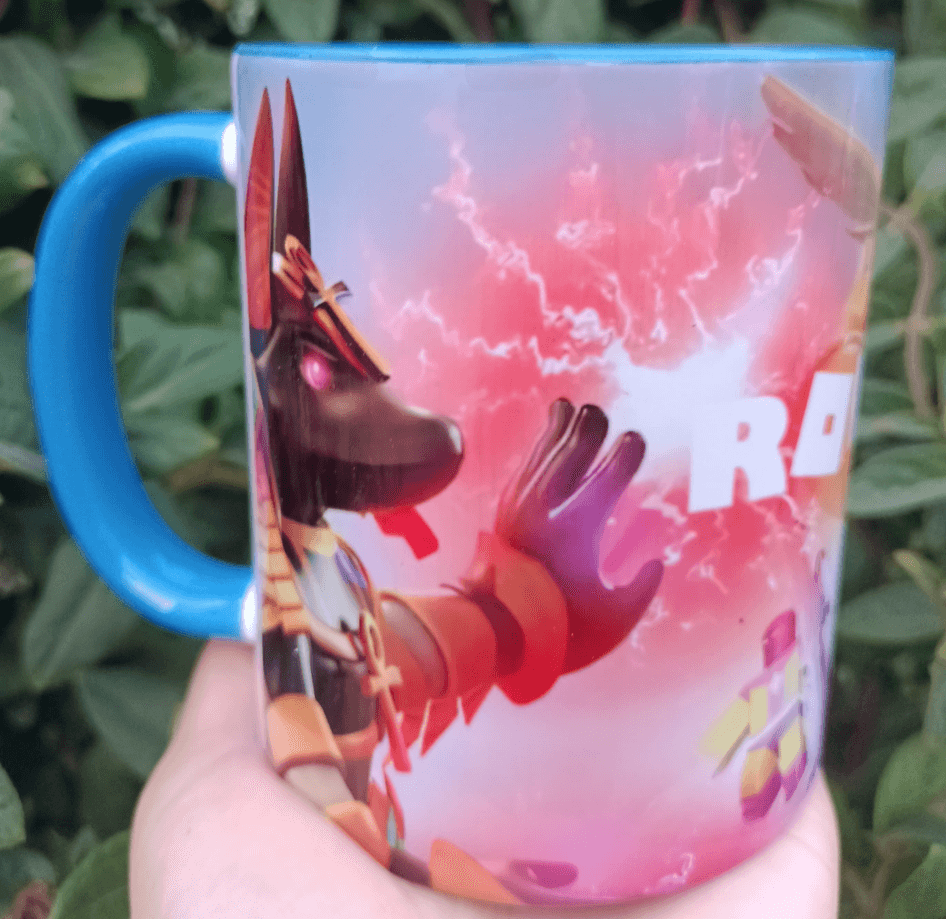 Roblox Baskı içi ve Kulpu Renkli Kupa