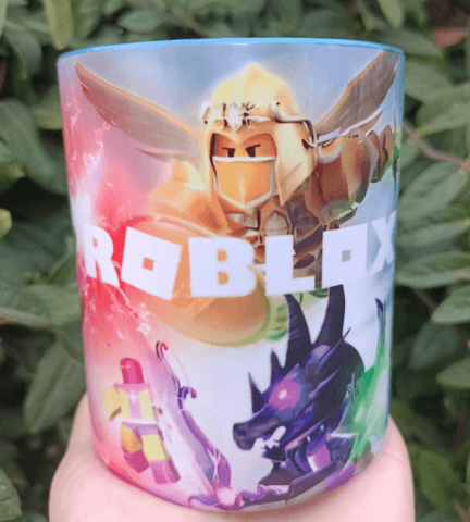 Roblox Baskı içi ve Kulpu Renkli Kupa