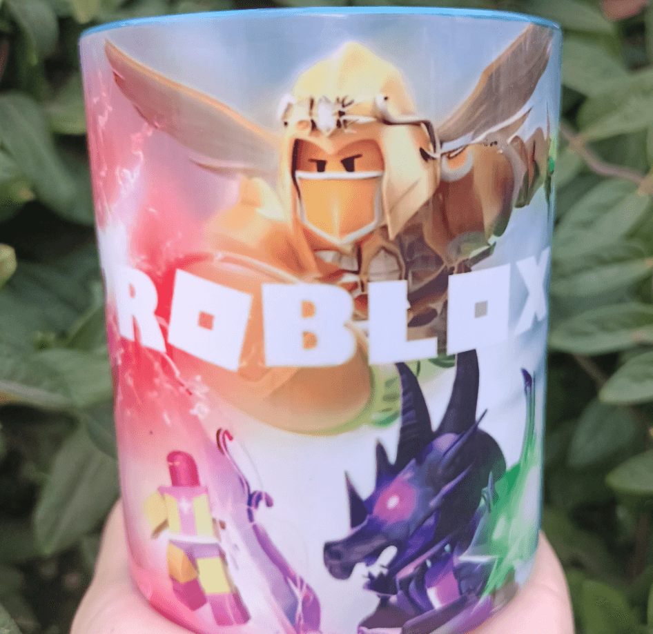 Roblox Baskı içi ve Kulpu Renkli Kupa