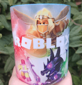 Roblox Baskı içi ve Kulpu Renkli Kupa