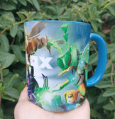 Roblox Baskı içi ve Kulpu Renkli Kupa