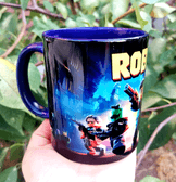 Roblox Baskı içi ve Kulpu Renkli Kupa