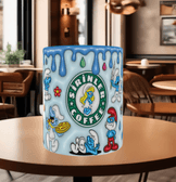 Şirinler Baskı içi ve Kulpu Renkli Kupa