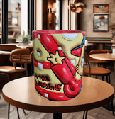 Simpsonlar Baskı içi ve Kulpu Renkli Kupa