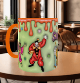 Scooby Doo Baskı içi ve Kulpu Renkli Kupa