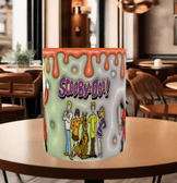 Scooby Doo Baskı içi ve Kulpu Renkli Kupa