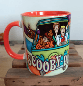 Scooby Doo Baskı içi ve Kulpu Renkli Kupa