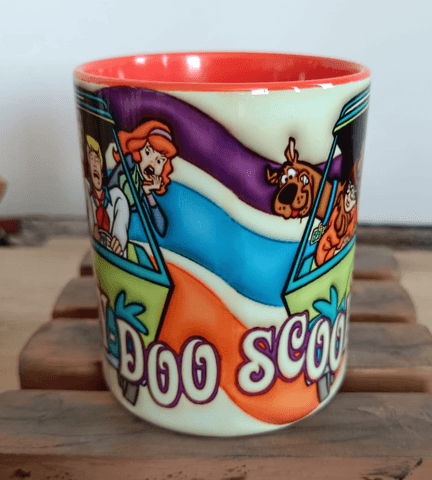Scooby Doo Baskı içi ve Kulpu Renkli Kupa