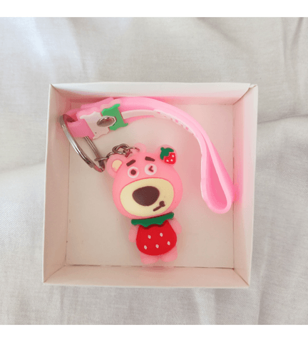 Sevii ayıncık silikon lüks anahtarlık çanta aksesuar