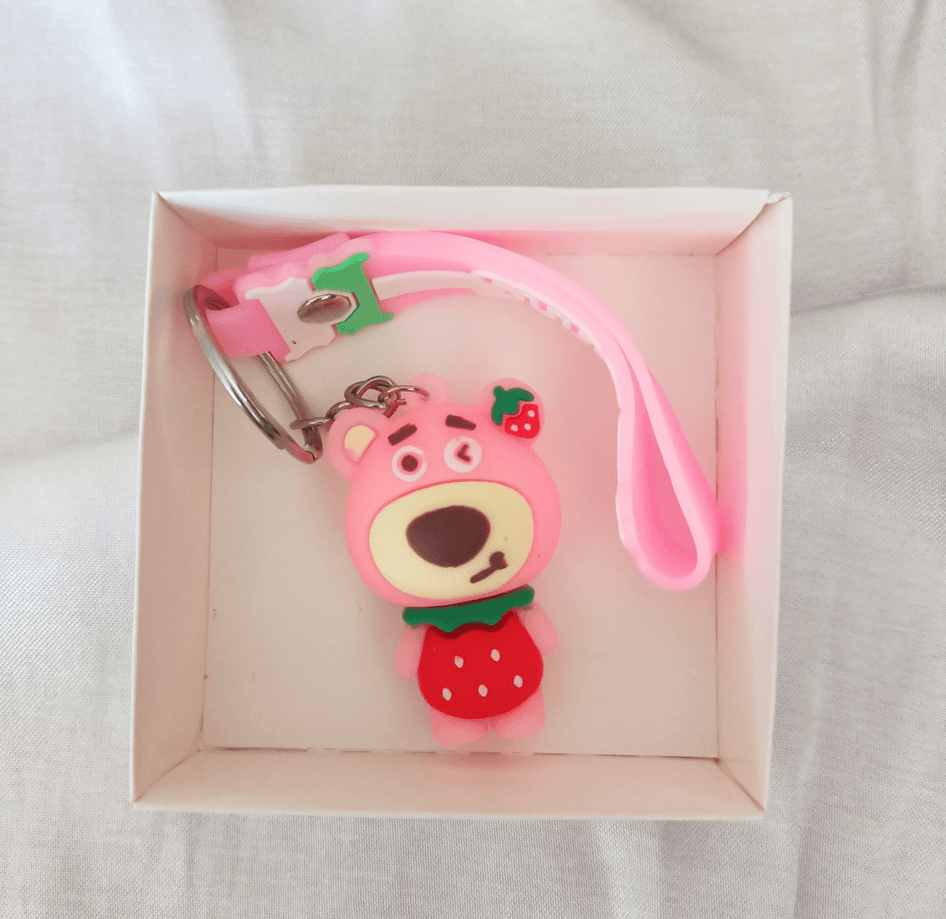 Sevii ayıncık silikon lüks anahtarlık çanta aksesuar