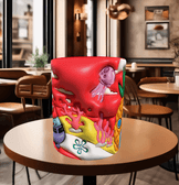 Sünger Bob Baskı içi ve Kulpu Renkli Kupa