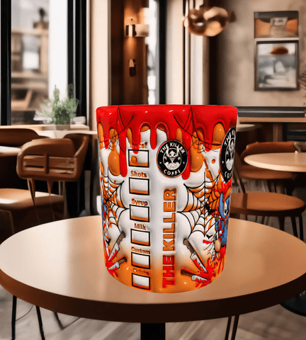 Stitch Baskı içi ve Kulpu Renkli Kupa