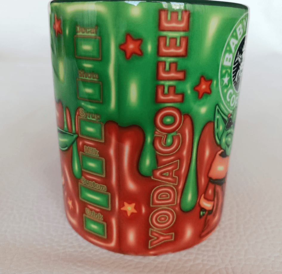 Star wars Baskı içi ve Kulpu Renkli Kupa