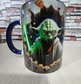 Star wars Baskı içi ve Kulpu Renkli Kupa