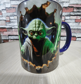 Star wars Baskı içi ve Kulpu Renkli Kupa
