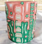 Star wars Baskı içi ve Kulpu Renkli Kupa