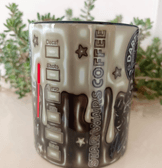 Star wars Baskı içi ve Kulpu Renkli Kupa