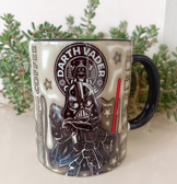 Star wars Baskı içi ve Kulpu Renkli Kupa